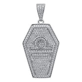 1.6 Ct Moissanite Pendant, Libra Zodiac Pendant, Sterling Silver Libra Pendant, Synthetic Diamond Pendant Jewelry