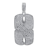 2.01 Ct Moissanite Pendant, Sagittarius Zodiac Pendant, Sterling Silver Sagittarius Pendant, Moissanite Silver Pendant