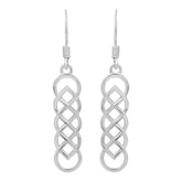 Celtic Sterling Silver Earrings for Women - Dangling, 925 Sterling Silver