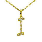 Moissanite Letter Pendant