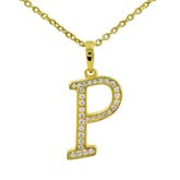 Moissanite Letter Pendant