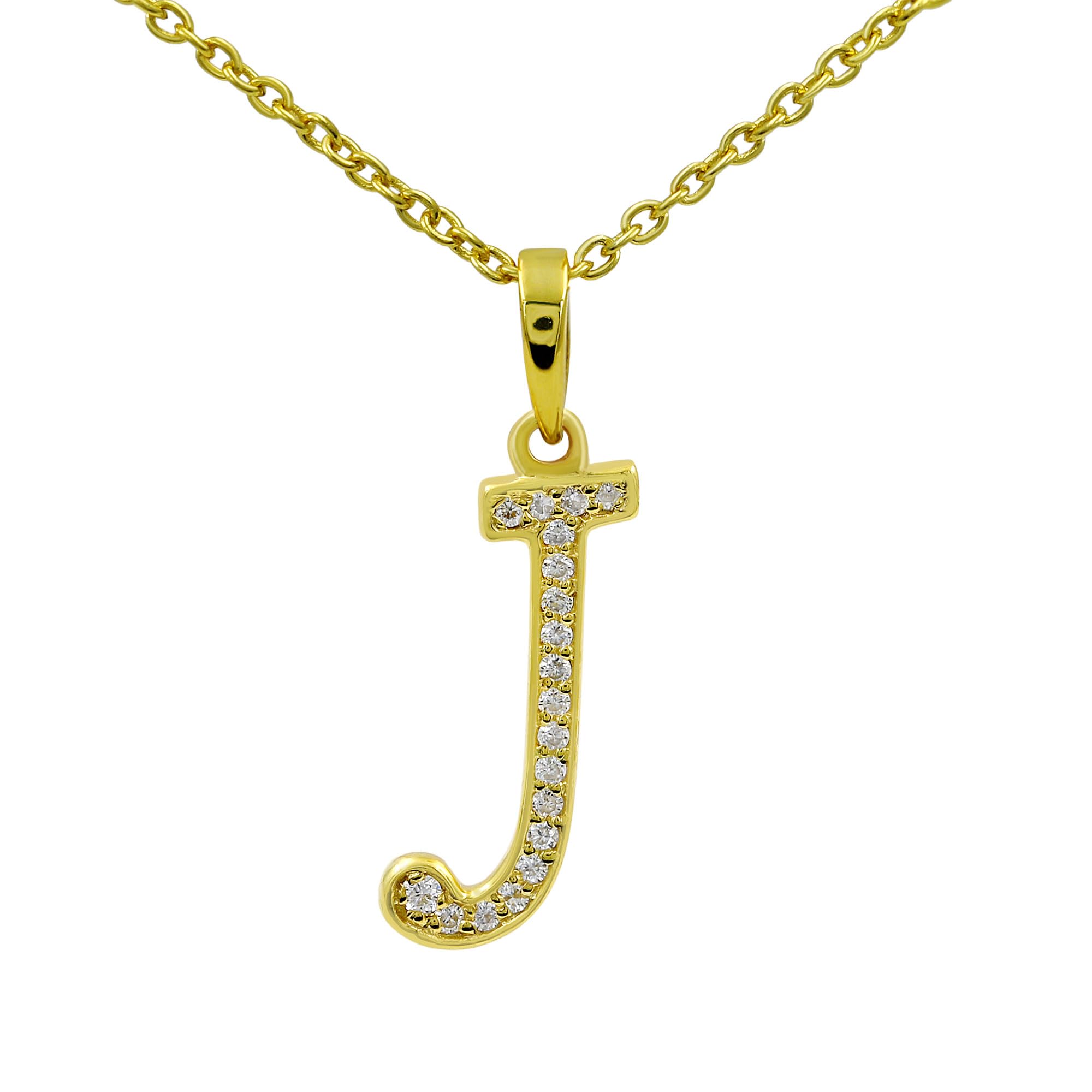 Moissanite Letter Pendant