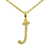 Moissanite Letter Pendant