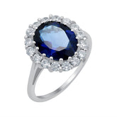 Lab Created Blue Sapphire