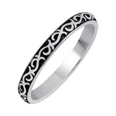 925 Sterling Silver Wedding Band Plain Silver Thumb Finger Stackable Statement Ring for Women Gift for Her Mom Sister Wife