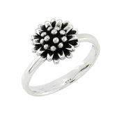 Sterling Silver Flower Design Ring for Women 925 Sterling Silver Ring for Jewelry Gifts for Her
