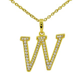 Moissanite Letter Pendant