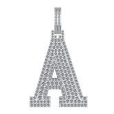 Moissanite Letter Pendant
