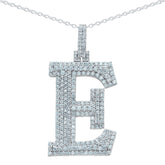 Moissanite Letter Pendant