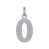 Moissanite Letter Pendant