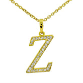 Moissanite Letter Pendant