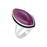 Natural Amethyst Ring, 925 Sterling Silver Oval Ring, Birthstone Ring, Handmade Ring, Gemstone Ring, Purple Amethyst Silver Ring, Prong Ring