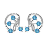 Swiss Blue Topaz Earrings