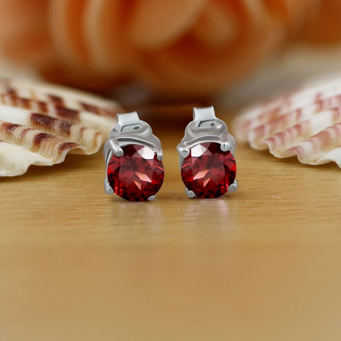 Garnet Earrings