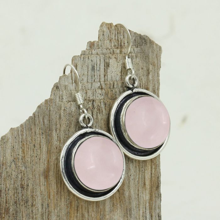 Rose Quartz Earrings