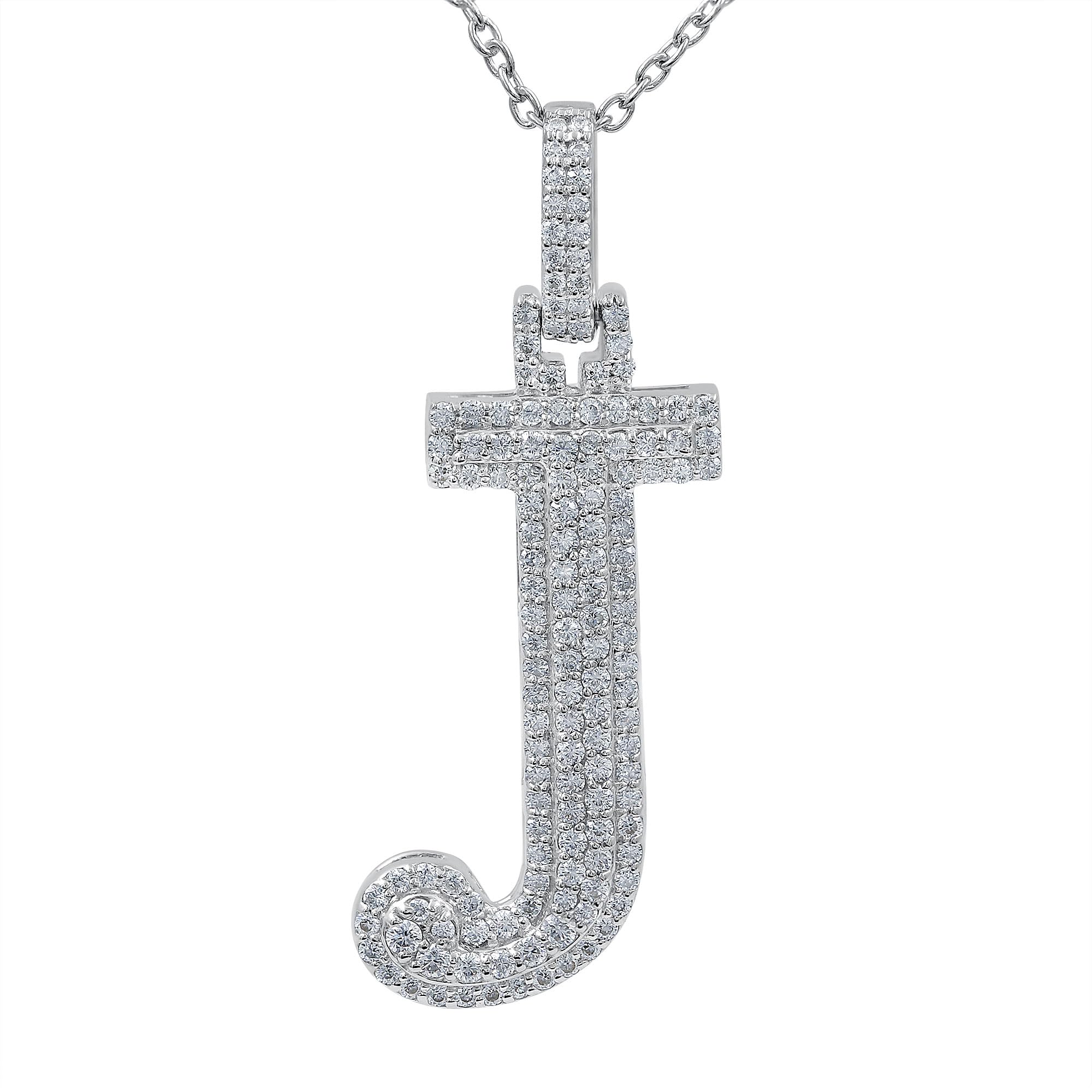 Moissanite Letter Pendant