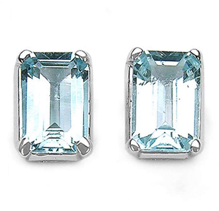 Swiss Blue Topaz Earrings