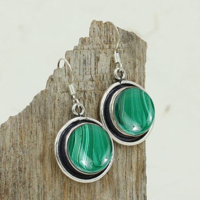 Malachite Earrings